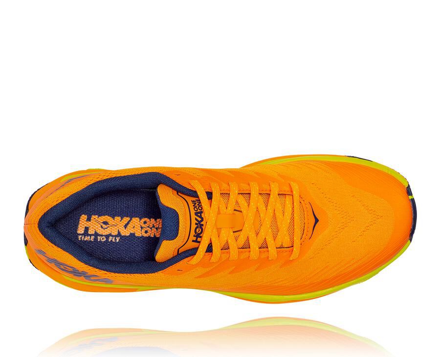 Hoka One One Trainers Mens Orange - Torrent 2 - 97128EMTC